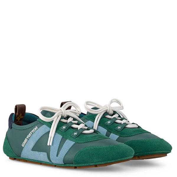 Luxury Green Designer Sneakers Stylish Comfort with Signature Details