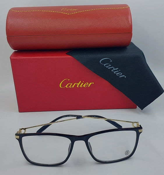 Luxury Designer Eyeglasses  Classic Frame with Gold Finish