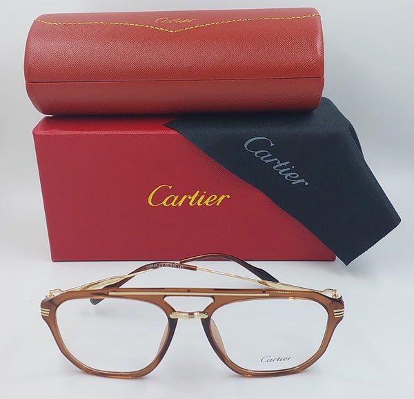 Luxury Designer Eyeglasses  Classic Frame with Gold Finish