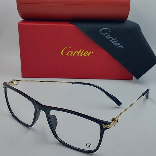 Luxury Designer Eyeglasses  Classic Frame with Gold Finish
