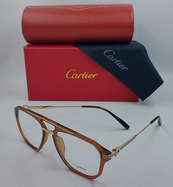 Luxury Designer Eyeglasses  Classic Frame with Gold Finish