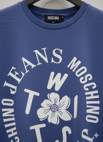Stylish Women’s Blue Graphic T-Shirt Trendy Casual Wear