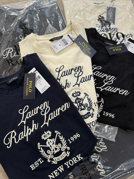 Premium  Women’s Crest-Embroidered Tee