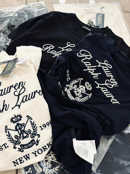 Premium  Women’s Crest-Embroidered Tee