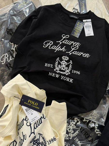 Premium  Women’s Crest-Embroidered Tee