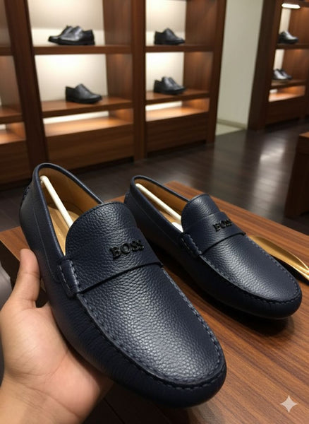 Premium Leather Loafers Smart Casual Slip-On Shoes