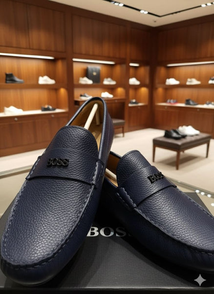 Premium Leather Loafers Smart Casual Slip-On Shoes