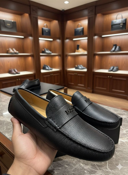 Premium Leather Loafers Smart Casual Slip-On Shoes