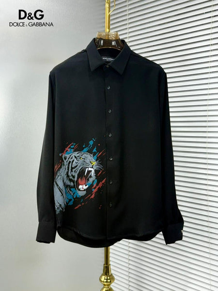Bold Luxury Statement Shirts Tiger & Panther Print Edition