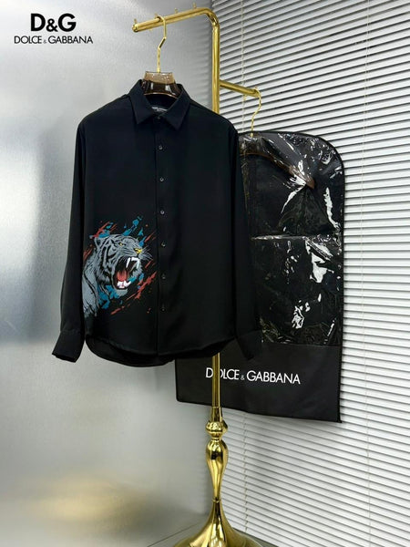 Bold Luxury Statement Shirts Tiger & Panther Print Edition