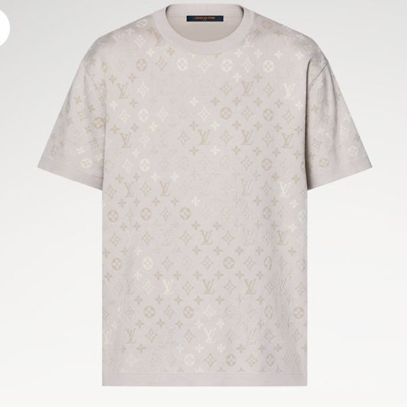 Premium Monogram Short-Sleeved Crewneck T-shirt