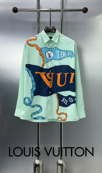 Premium Designer Printed Full Sleeve Shirt Bold Graphic Style