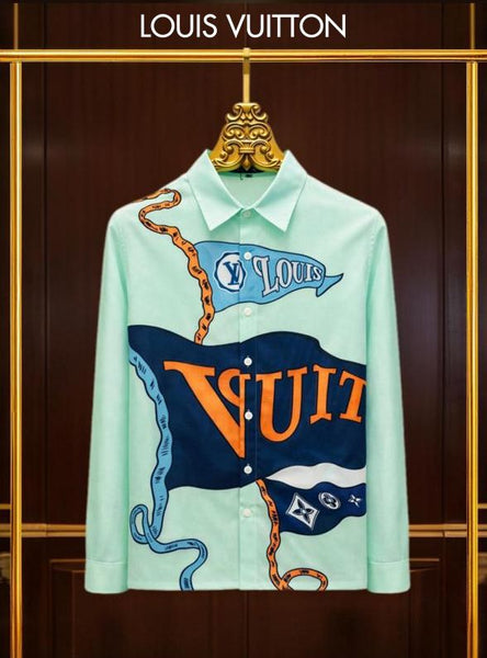 Premium Designer Printed Full Sleeve Shirt Bold Graphic Style