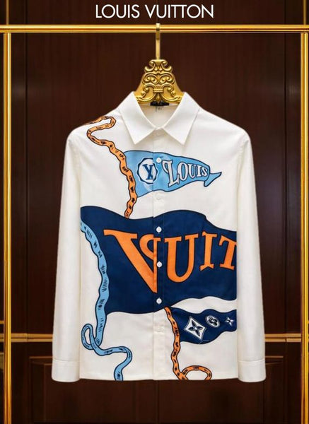 Premium Designer Printed Full Sleeve Shirt Bold Graphic Style