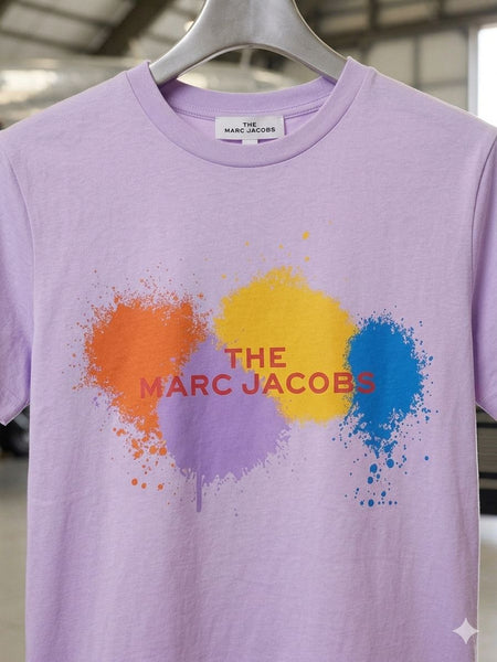 Women’s Lavender Graphic Printed T-Shirt – Stylish Casual Crew Neck Tee