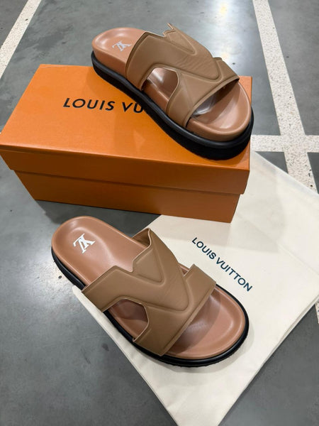 Premium Branded Style  Logo Slide Sandals for Men