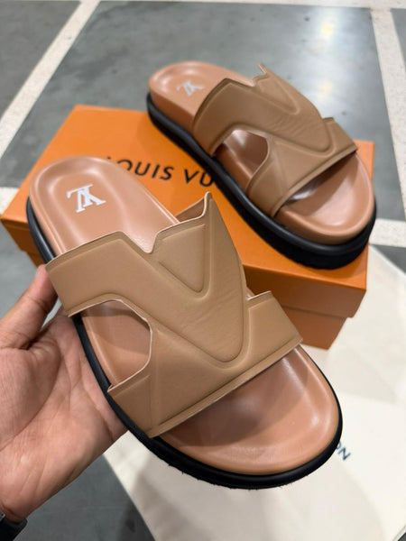 Premium Branded Style  Logo Slide Sandals for Men