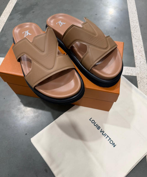 Premium Branded Style  Logo Slide Sandals for Men