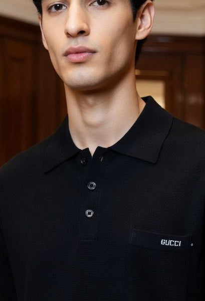 Premium Black Polo T-Shirt Minimal & Elegant Style