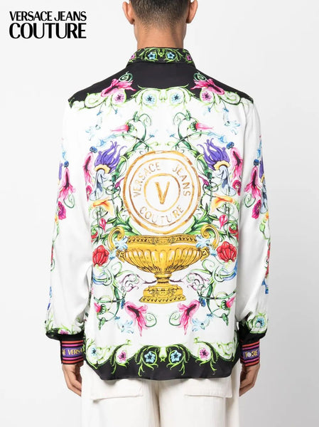 Premium Floral Print Designer Shirt Luxury Casual Wear