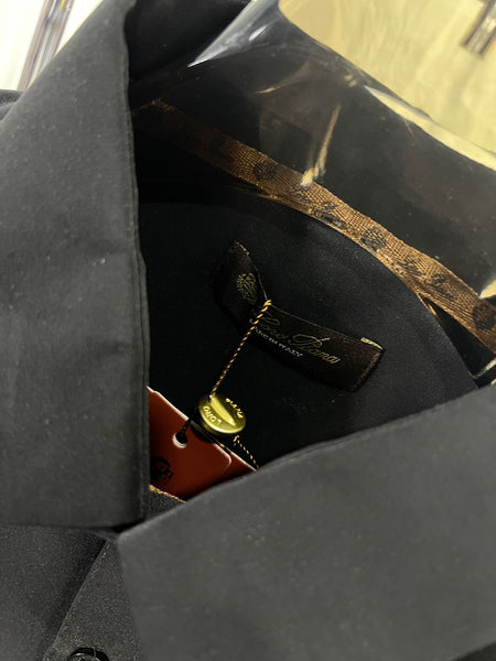 Premium Solid Formal Shirts with Embroidered Crest  Classic Luxury Collection