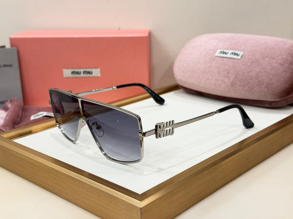 Stylish  Designer Rimless Sunglasses  Premium Gradient Lens Fashion Shades