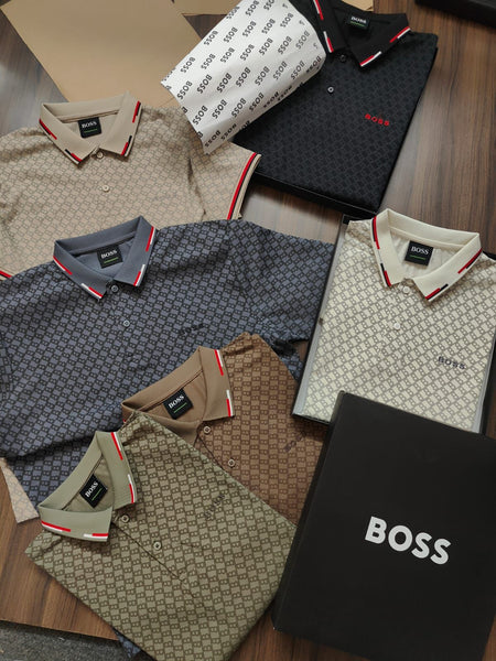 Premium  Patterned Polo T-Shirt Collection  Stylish & Comfortable Fit