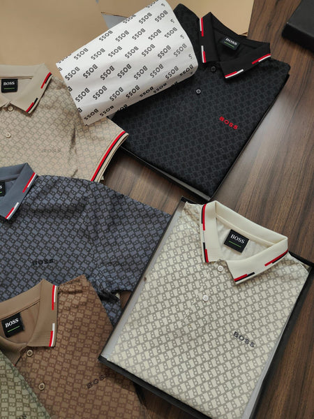 Premium  Patterned Polo T-Shirt Collection  Stylish & Comfortable Fit
