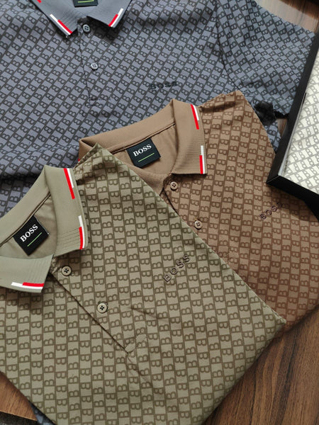 Premium  Patterned Polo T-Shirt Collection  Stylish & Comfortable Fit
