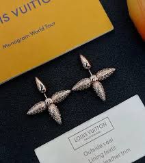 Elegant Gold Plated Floral Designer Drop Earrings for Women