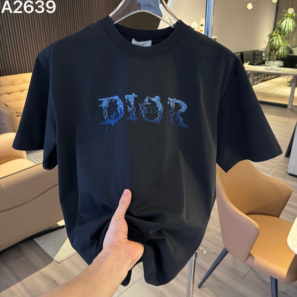 Imported  Black Logo Graphic Premium Drop Shoulder T-Shirt