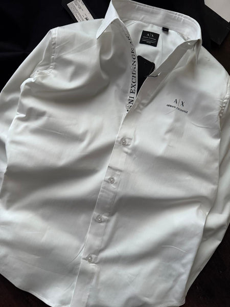 Premium Regular  Fit Shirt  Classic Black & White Designer Formal Wear