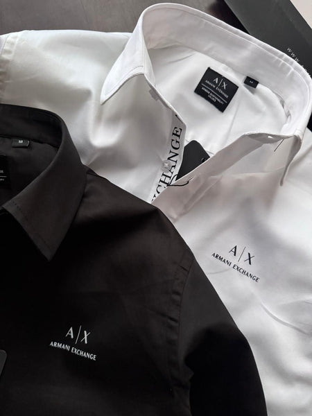 Premium Regular  Fit Shirt  Classic Black & White Designer Formal Wear