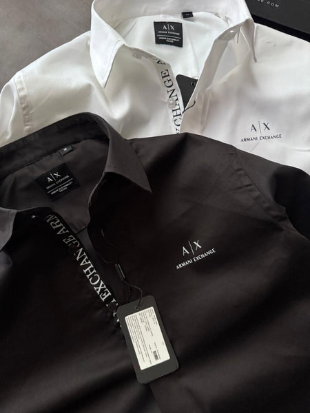 Premium Regular  Fit Shirt  Classic Black & White Designer Formal Wear