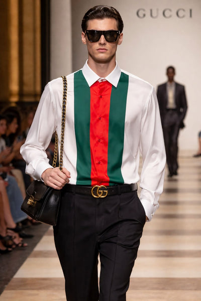 Luxury Stripe Designer Shirt  Premium Regular Fit