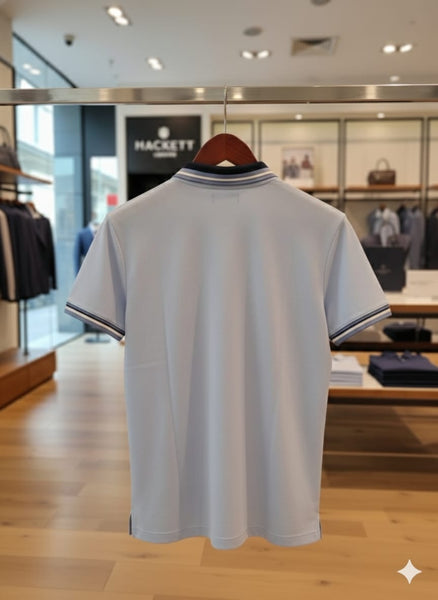 Premium Light Grey Polo T-Shirt  Modern Fit Style