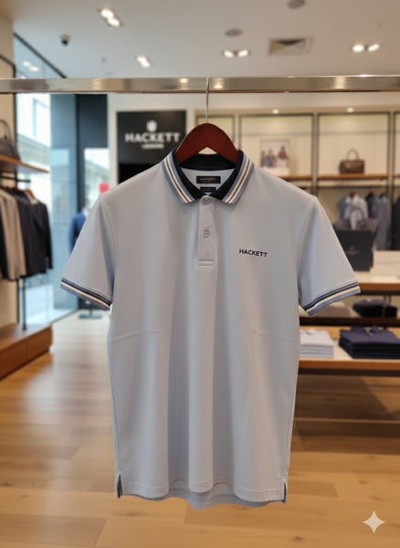 Premium Light Grey Polo T-Shirt  Modern Fit Style