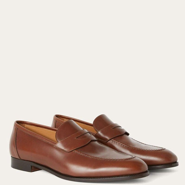 Classic Leather Loafers – Elegant Slip-On Formal Shoes for Men
