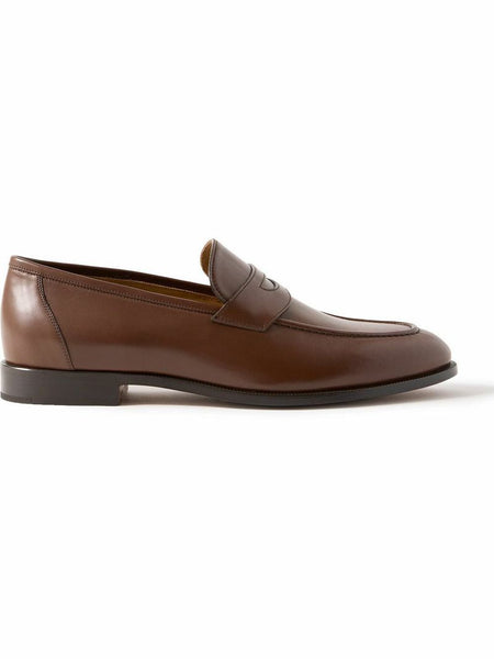Classic Leather Loafers – Elegant Slip-On Formal Shoes for Men