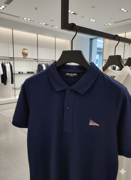 Premium Navy Blue Polo T-Shirt  Classic Regular Fit Casual Wear