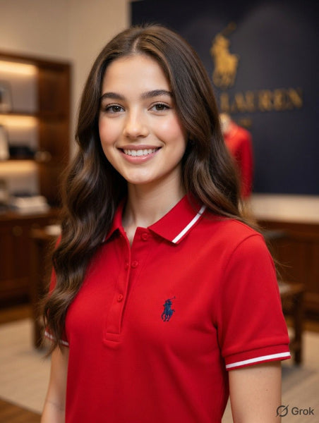 Chic Red Polo Dress for Women Classic Fit with Premium Comfort