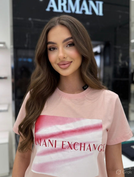 Premium Pink Graphic Logo T-Shirt for Women