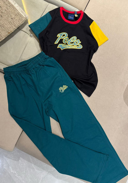 Women’s Premium Polo Co-Ord Set Stylish T-Shirt & Track Pant