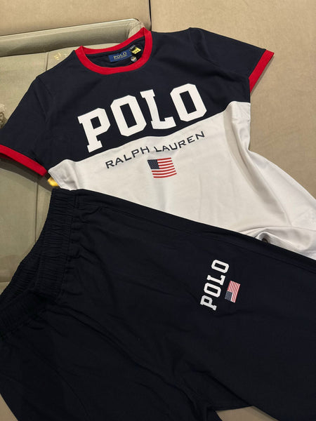 Women’s Premium Polo Co-Ord Set Stylish T-Shirt & Track Pant
