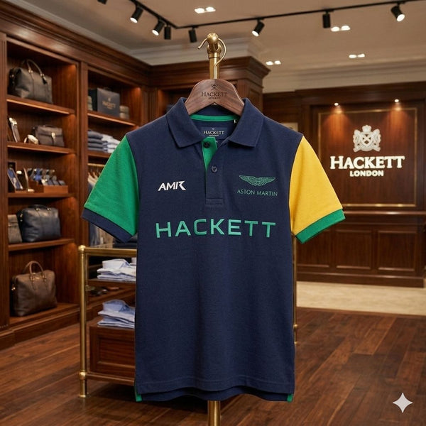 Kids Premium Color-Block Polo T-Shirt