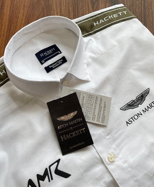 Premium Regular Fit Shirt with Brand  Signature Sleeve Stripes