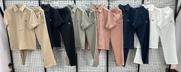 Premium Men’s Co-Ord Set Collection – Stylish Shirt & Pant