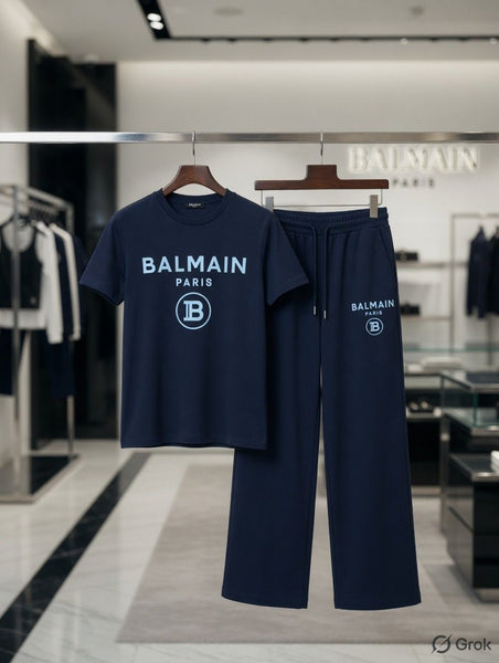 Luxury Chic Blue Co-Ord Set For Women  Clean, Sporty & Premium Look