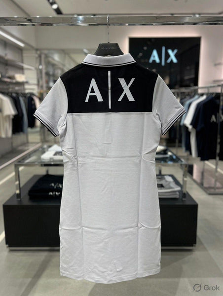 Luxury Branded  Contrast Logo Polo Dress