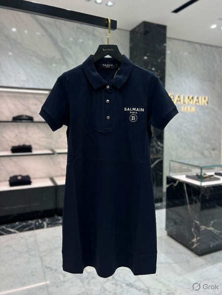 Premium Navy Polo Dress – Smart, Sleek & Effortlessly Stylish